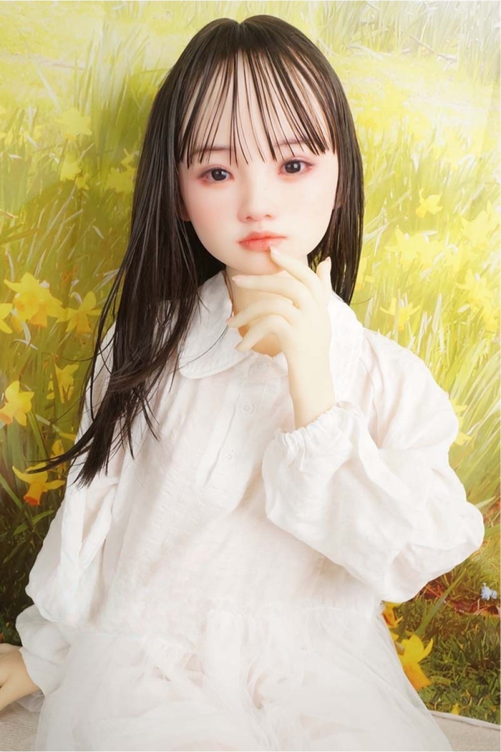 【O初心者応援パック 新古超美品ホール未使用品】 catdoll #yuan ソフトシリコンヘッドRBリアルメイクOP+ My Loli Waifu 126cm AAカップ