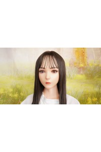 【初心者応援パック 新古美品】RZR Doll（人造人） #14小十四ちゃん 硬めシリコンヘッド160cm Eカップ 衣装付属 ゼリー胸 視点移動 指関節 陰毛の植毛 新骨格 肌色 ナチュラル