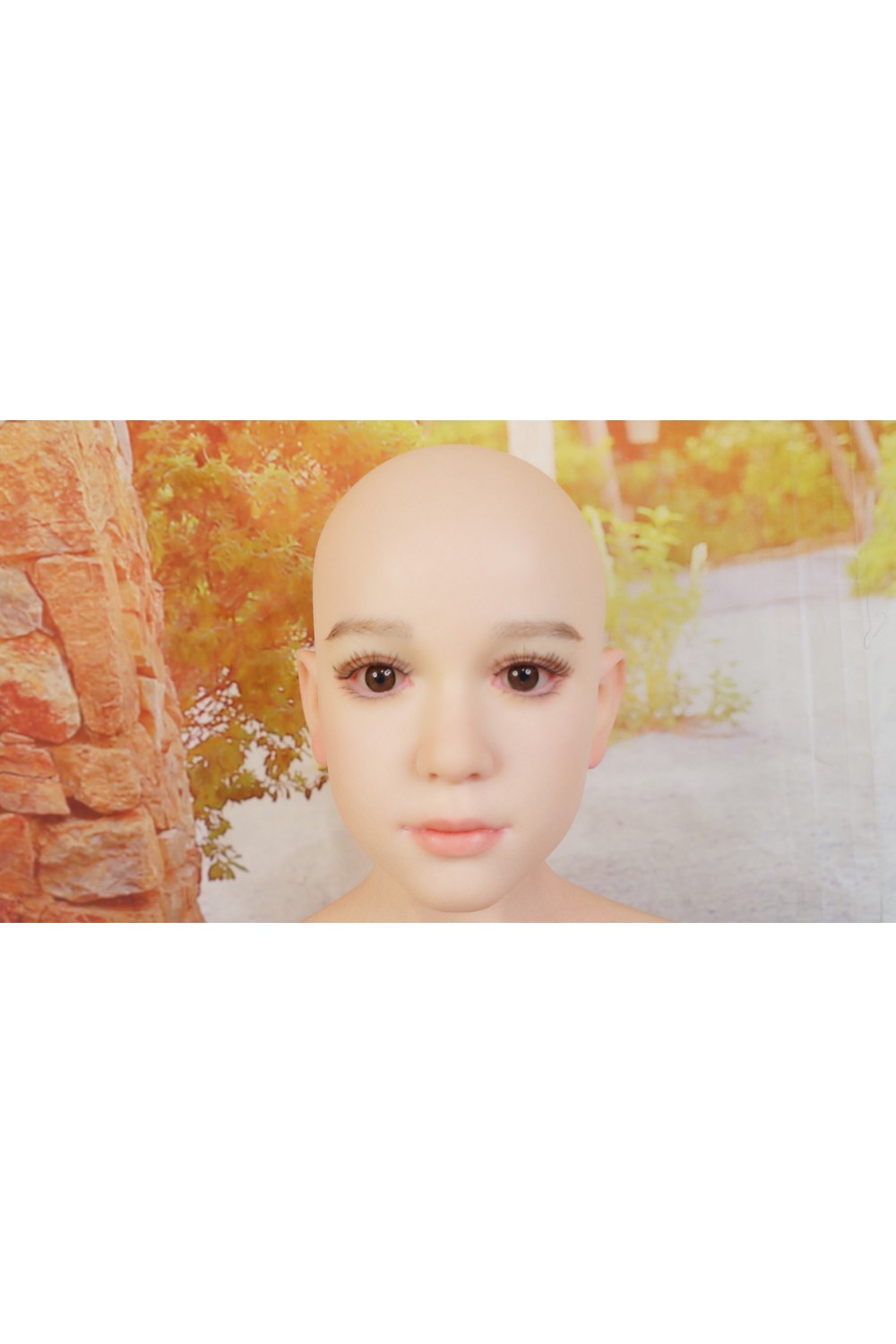 WAX DOLL #G50 142cm 貧乳 各所柔らか仕上げ リアルメイク 各所植毛OP 自立加工OP 視線移動 新骨格 肌色 ナチュラル