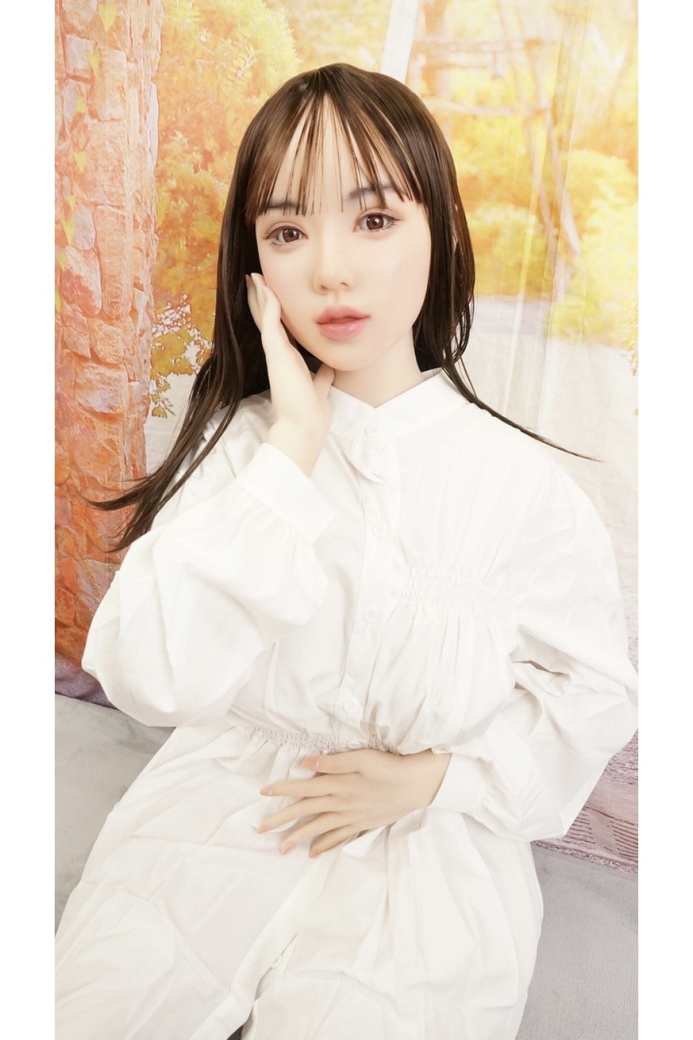 【中古】【初心者応援パック 中古美品】MMXDOLL（木木夕）#梦婷（Mengting） 軟質シリコンヘッド 職人Real系メイク 150cm Eカップ 全身リアルメイク お尻の柔らか仕上げOP 自立加工 ハードフィート(足首から足裏まで硬め) 【フルシリコン製】