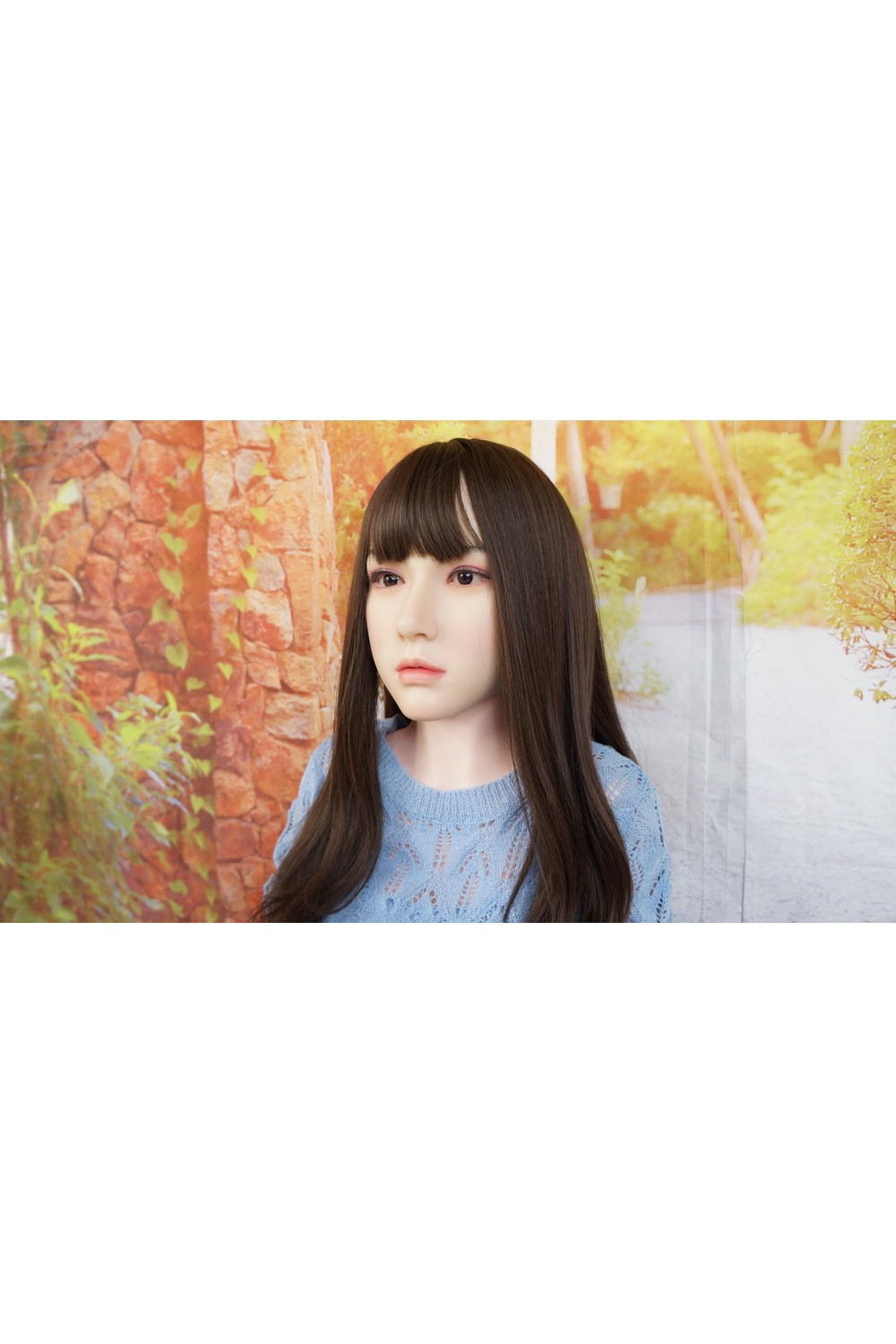 WMDOLL#10(?)シリコンヘッド ＋フルシリコンドール 161cm Fカップ ゼリー胸 眉毛,睫毛植毛 リアルメイク 指関節あり 自立加工 視線移動 肌色 ナチュラル