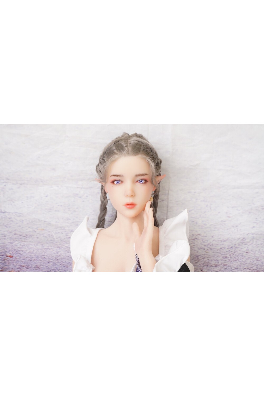 【初心者応援パック 中古超美品】Qita Doll #琪琪（qiqi）ELFヘッド76cm 【フルシリコン製】