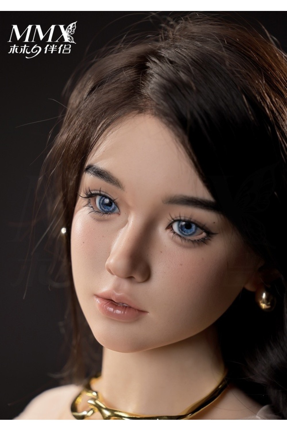 【新品】MMXDOLL（木木夕）163cm Dカップ 小橘子（Xiaojuzi）基基大人メイク② シリコン製リアルドール ウェディングドレス ダッチワイフ MM 0003