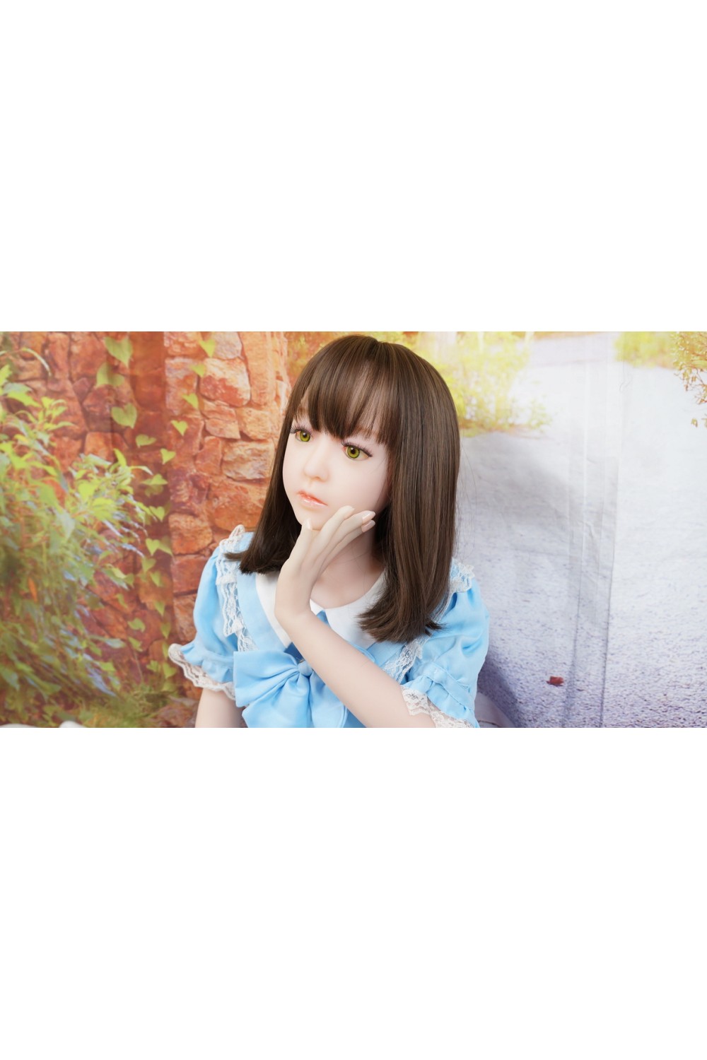 DOLL4ever? 125cmシームレス Aカップ 貧乳 自立加工 EVO骨格 肌色 ピンク