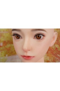 【中古】【初心者応援パック 新古超美品】蛍火日記 #菜々子硬めシリコンヘッド（口開閉機能あり、オーラル可能、眉毛と睫毛植毛付き） 159cm Eカップ フルシリコン製 【スーパーソフト版】【オプション多数】