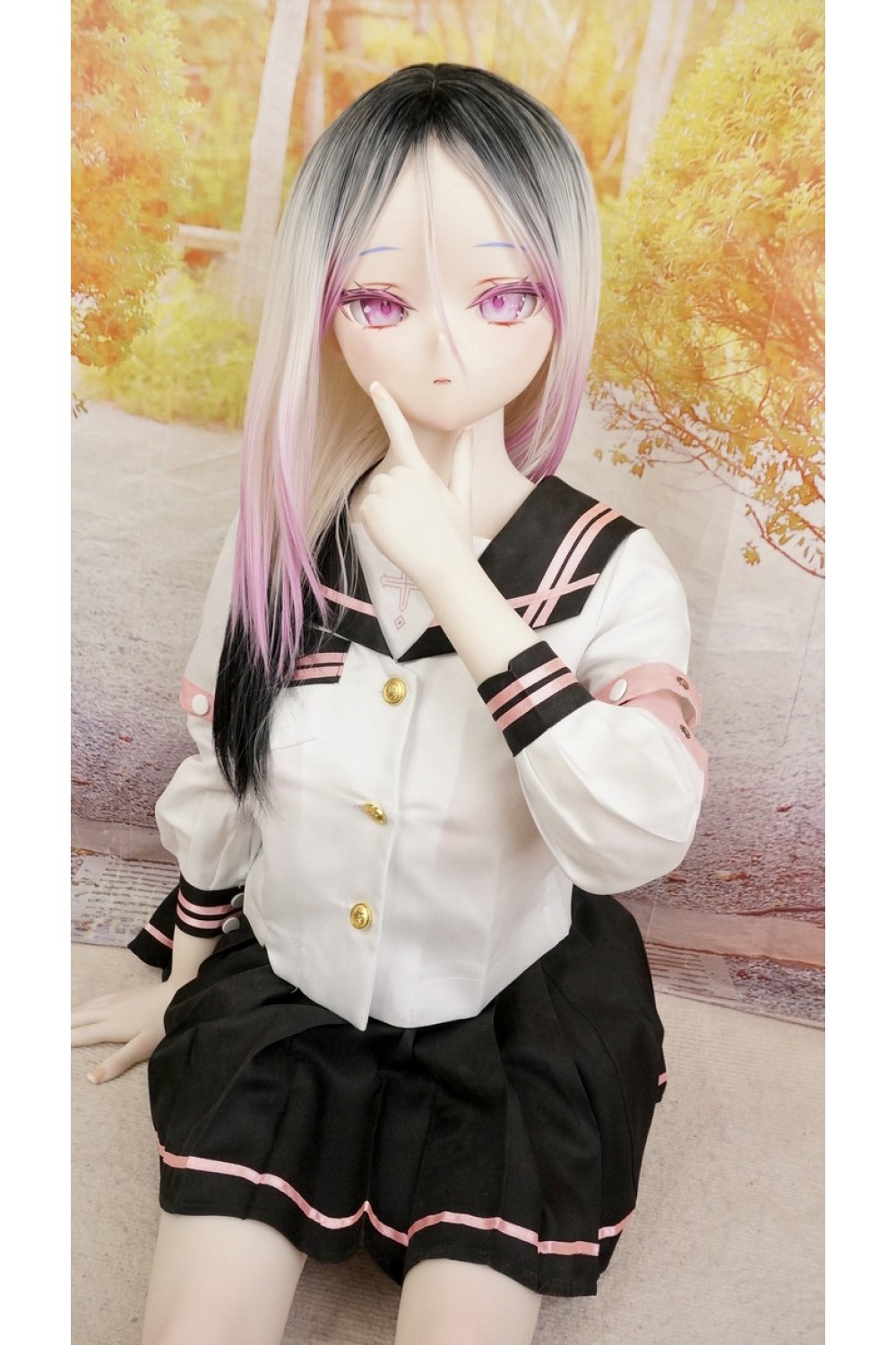 【中古】【O初心者応援パック 新古超美品ホール未使用品】羊角社 #芙芙 B04ソフトビニール製ヘッド 手描きメイク 148cm Cカップ ALM素材ボディOP