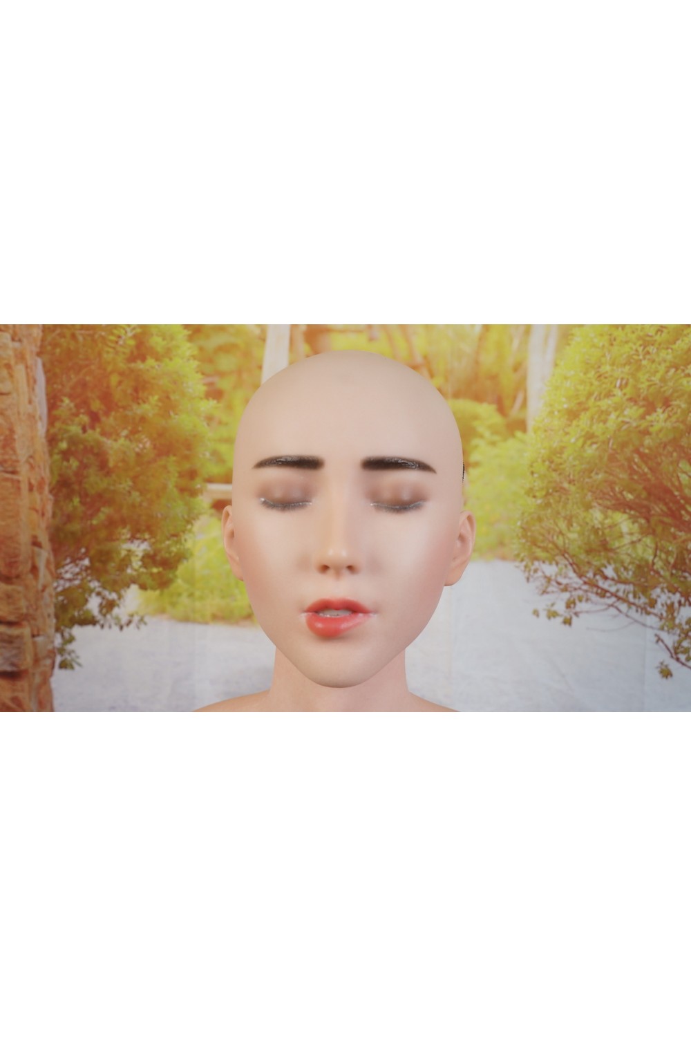 RZR Doll (人造人) #No.7紀香 瞑り目 162cm Dカップ リアルメイク 植毛仕様 音声機能 自立加工 肌色 ナチュラル