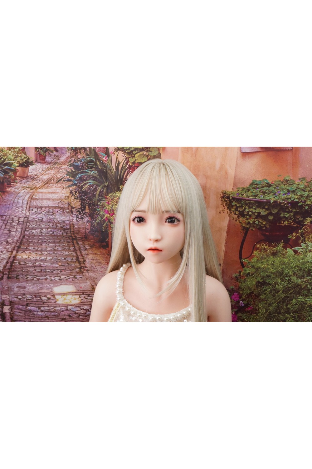 【初心者応援パック 新古超美品】SHEDOLL #洛小夕(Luoxiaoxi) 模擬口腔+オーラル機能＋顎関節ありの軟質ヘッドOP 140cm Aカップ フルシリコン製 衣装付属 ゼリー胸 眉毛と下睫毛の植毛 視点移動 指関節OP フリー骨格 肌色 ナチュラル