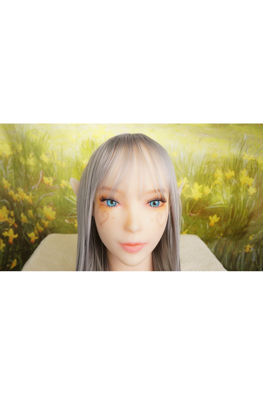 【新古超美品】SEDOLL #22 (Bタイプメイク )エルフヘッド 肌色 ナチュラル TPEヘッド単品