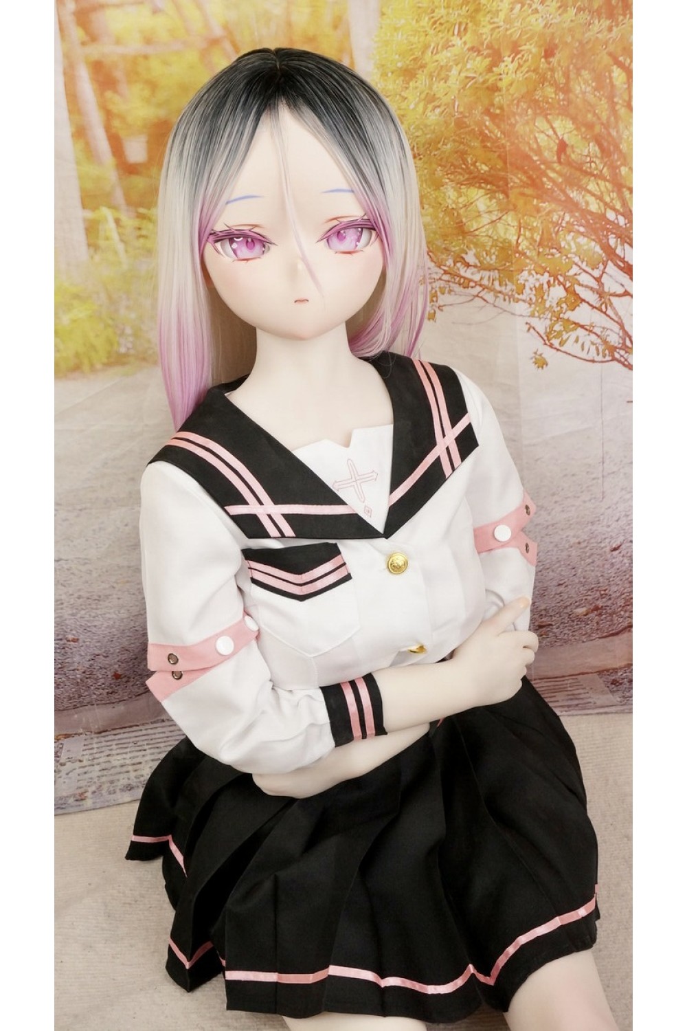 【中古】【O初心者応援パック 新古超美品ホール未使用品】羊角社 #芙芙 B04ソフトビニール製ヘッド 手描きメイク 148cm Cカップ ALM素材ボディOP