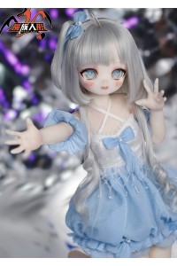 【新品】MOZU DOLL 85cm Aカップ クラゲちゃん ソフトビニール製頭部 TPE製ボディ 肌色＆眼球色＆メイク＆ウィッグ＆衣装は宣材写真と同じ 6kg MOZU 0014