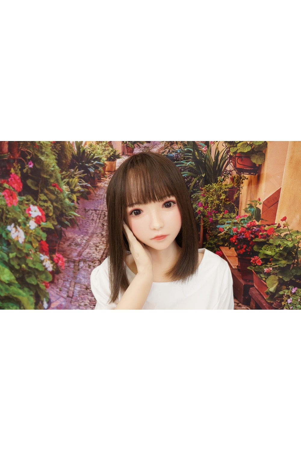 【初心者応援パック 美品】Real Girl (A工場製) #R45 硬質シリコンヘッド 148cm Cカップ 衣装付属 ゼリー胸 眉毛と睫毛の植毛 視点移動 指関節OP 自立加工OP EVO新骨格 肌色 ナチュラル