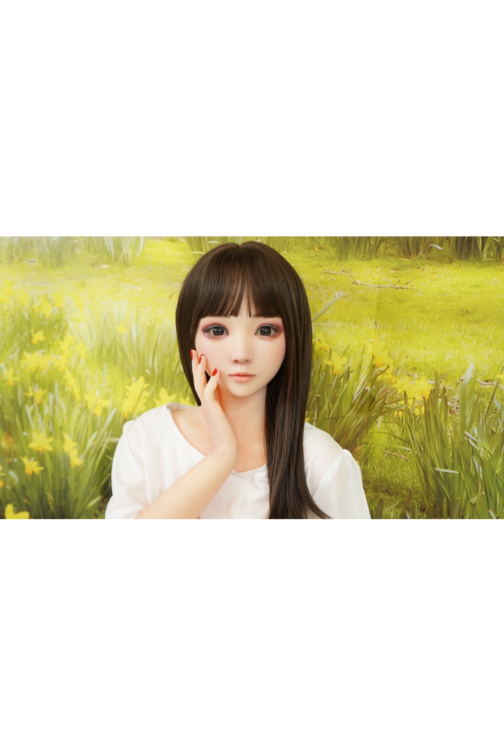 【初心者応援パック 美品】SHEDOLL # 瑶瑶（Yaoyao）硬めシリコンヘッド 148cm Dカップ 衣装付属 職人メイクOP ボディ超リアルメイクOP ゼリー胸 自立加工OP 眉毛と睫毛の植毛 視点移動 EVO新骨格 肌色 ナチュラル