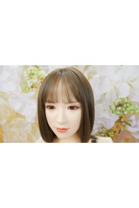 【新品未使用品】Real Girl (A工場製) #R50ヘッド 職人メイクOP 視点移動 眉毛と睫毛の植毛 視点移動 シリコンヘッド単品