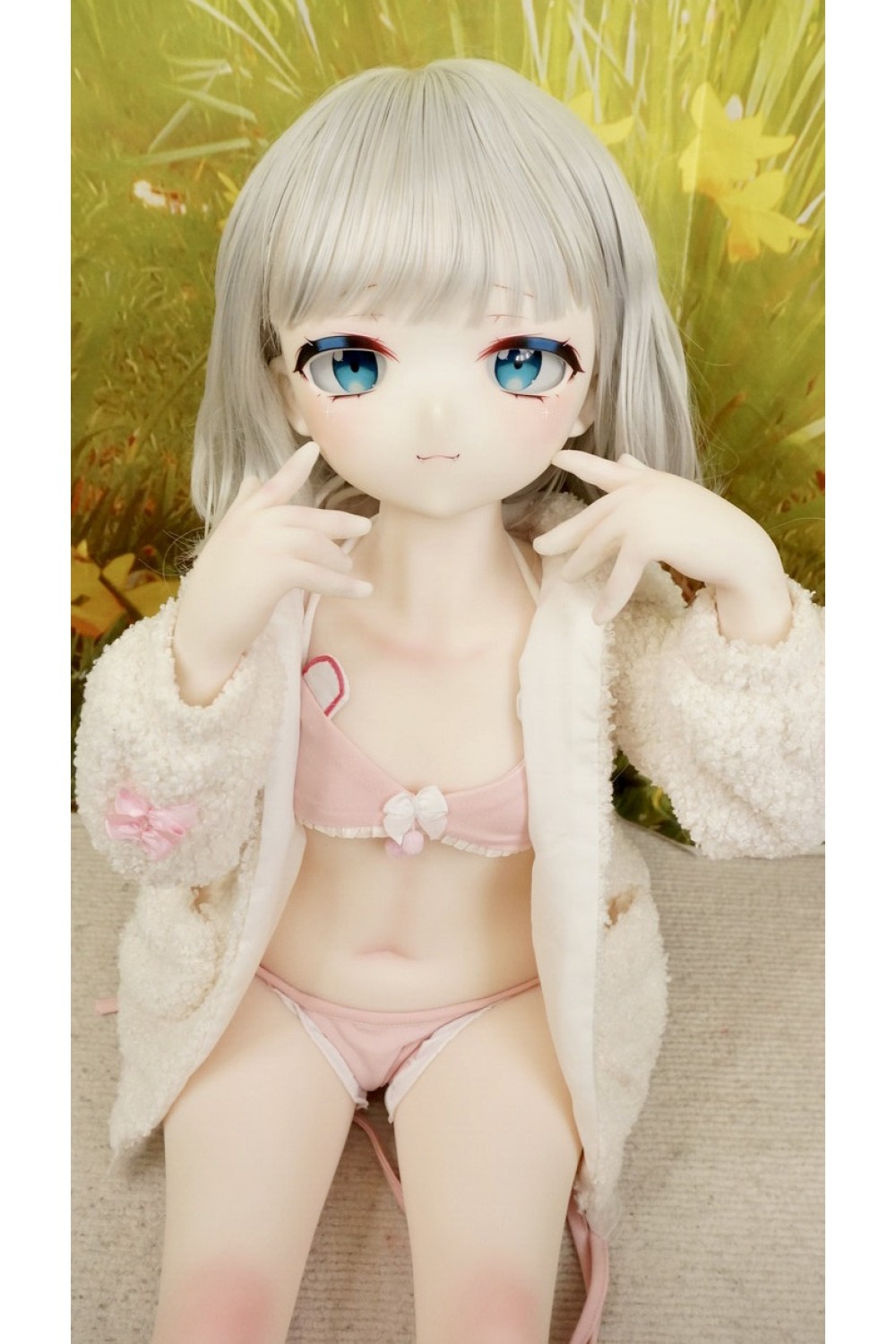 【中古】【O初心者応援パック 新古超美品ホール未使用品】MOZU Doll #玲芽（Suzume）ちゃんソフトビニール製ヘッド 85cm Aカップ