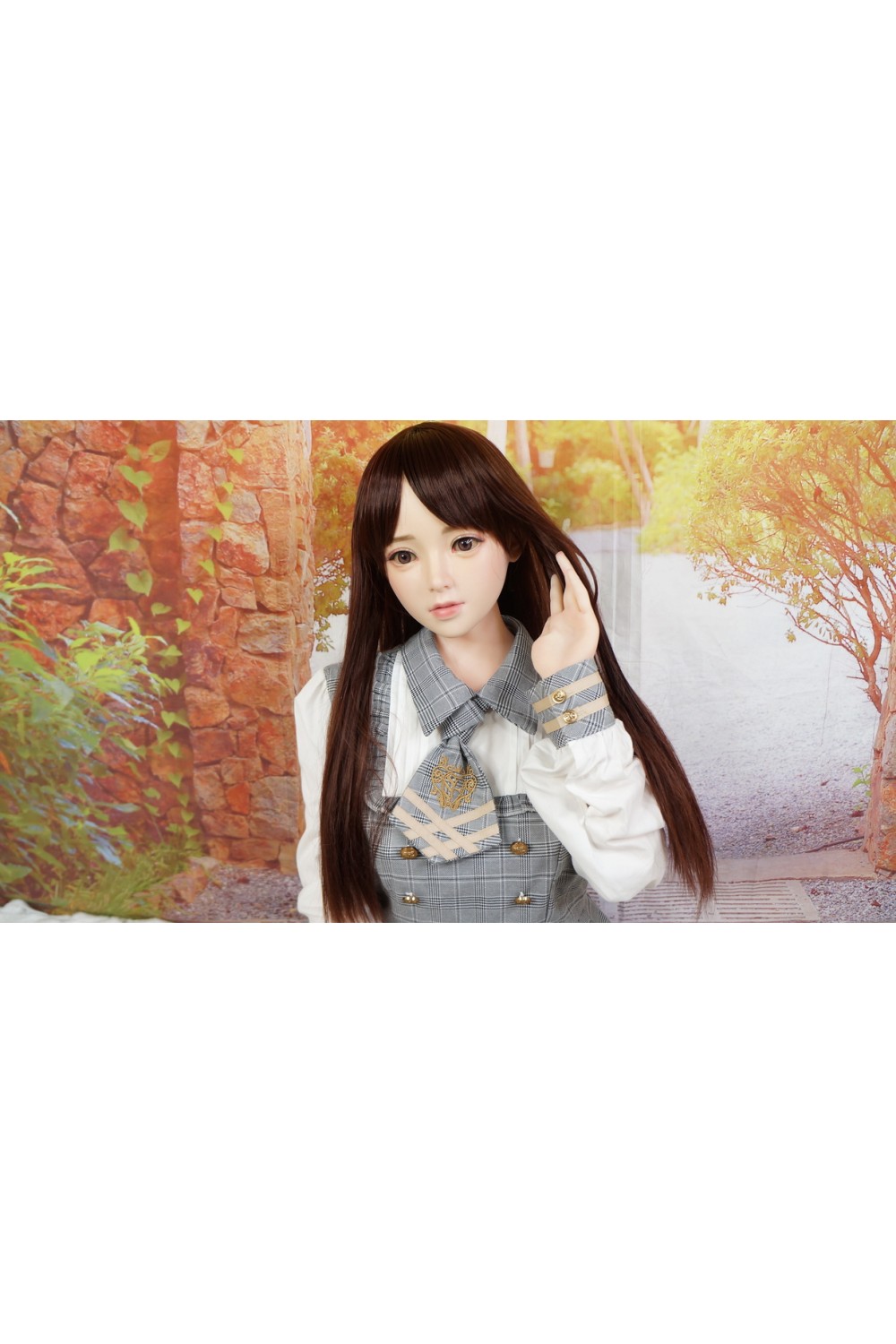 【初心者応援パック 中古】Bezlya Doll #鈴蘭 149cm Cカップ シリコンヘッド 衣装付属 ゼリー胸 眉毛、睫毛植毛 高級職人メイクOP 超リアルメイクOP 自立加工OP 眼球移動 EVO新骨格 肌色 ノーマル