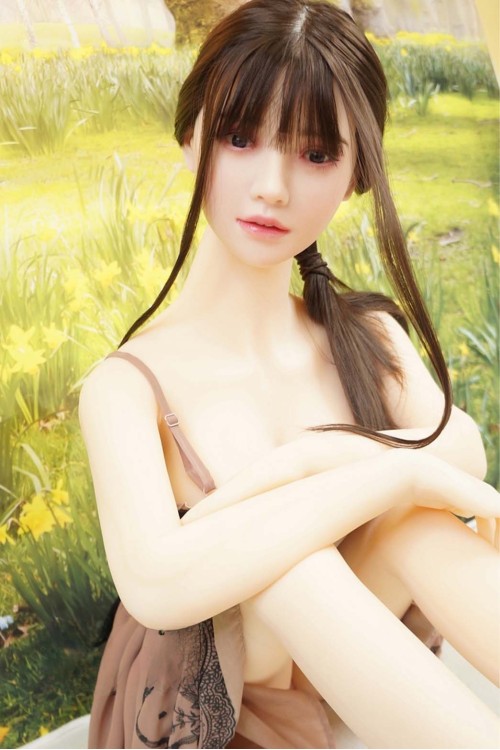 【新古美品 ホール未使用品】Cosdoll #35ヘッド 158cm ビック胸 髪の毛の植毛OP 中空胸 自立加工OP 眉毛と睫毛の植毛 視点移動 肌色 ナチュラル