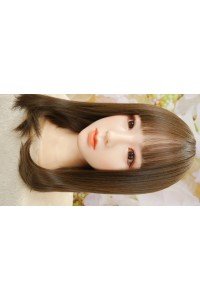 【新品未使用品】Real Girl (C工場製) #C6ヘッド 硬質シリコンヘッド 職人メイクOP 睫毛と眉毛の植毛 視点移動 シリコンヘッド単品