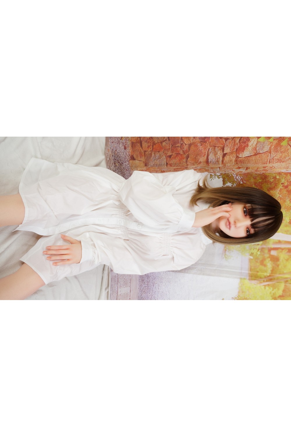 【初心者応援パック 美品ホール未使用品】XYcolo Doll #依娜 Yina 153cm Eカップ オーガニックシリコン 衣装付属 ゼリー胸 リアルメイク 視点移動 自立加工 指関節 肌色 ナチュラル
