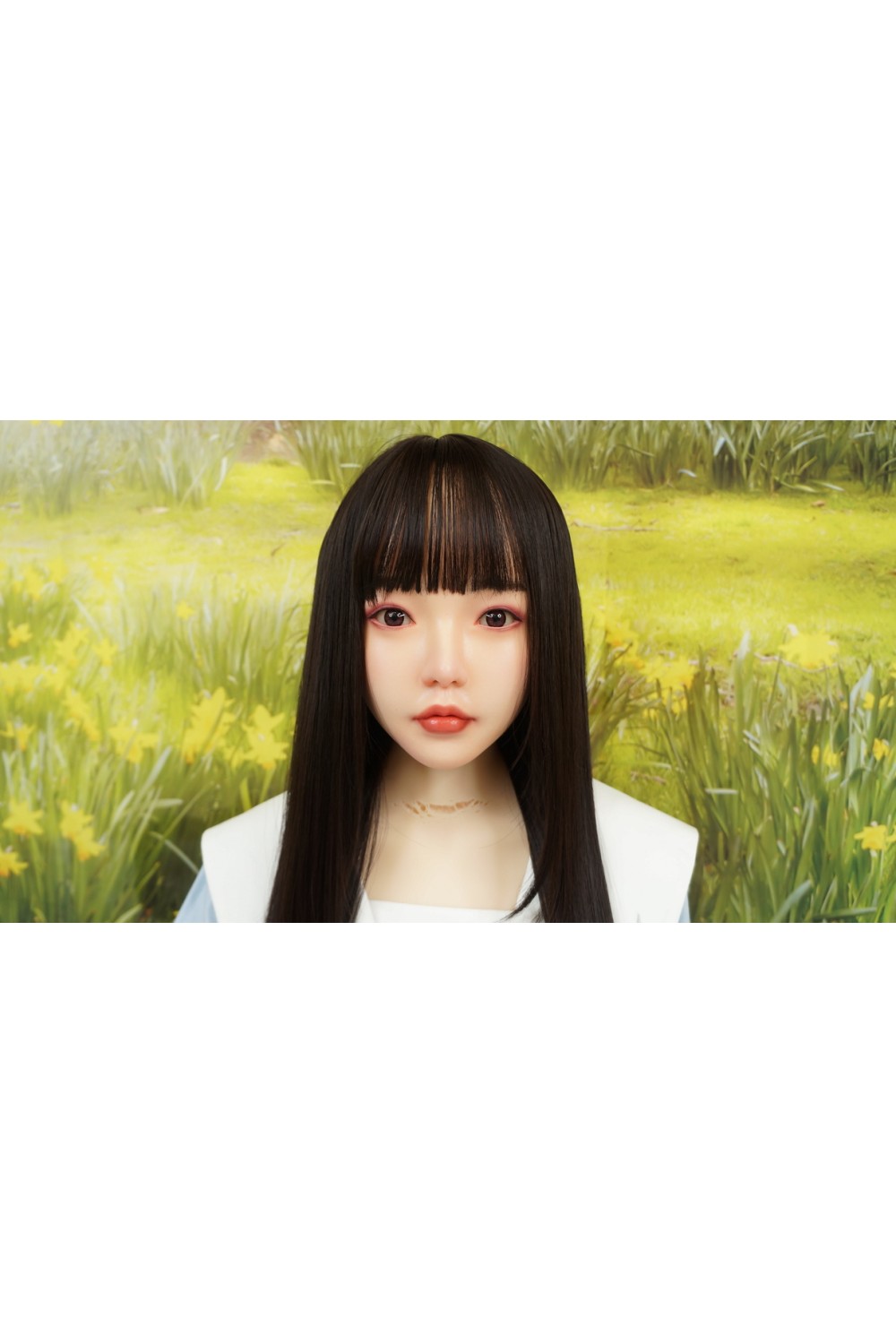 【中古】FUDOLL#7ヘッド 148cm Dカップ 中空胸 眉毛、睫毛の植毛 視点移動 EVO新骨格 肌色 ナチュラル