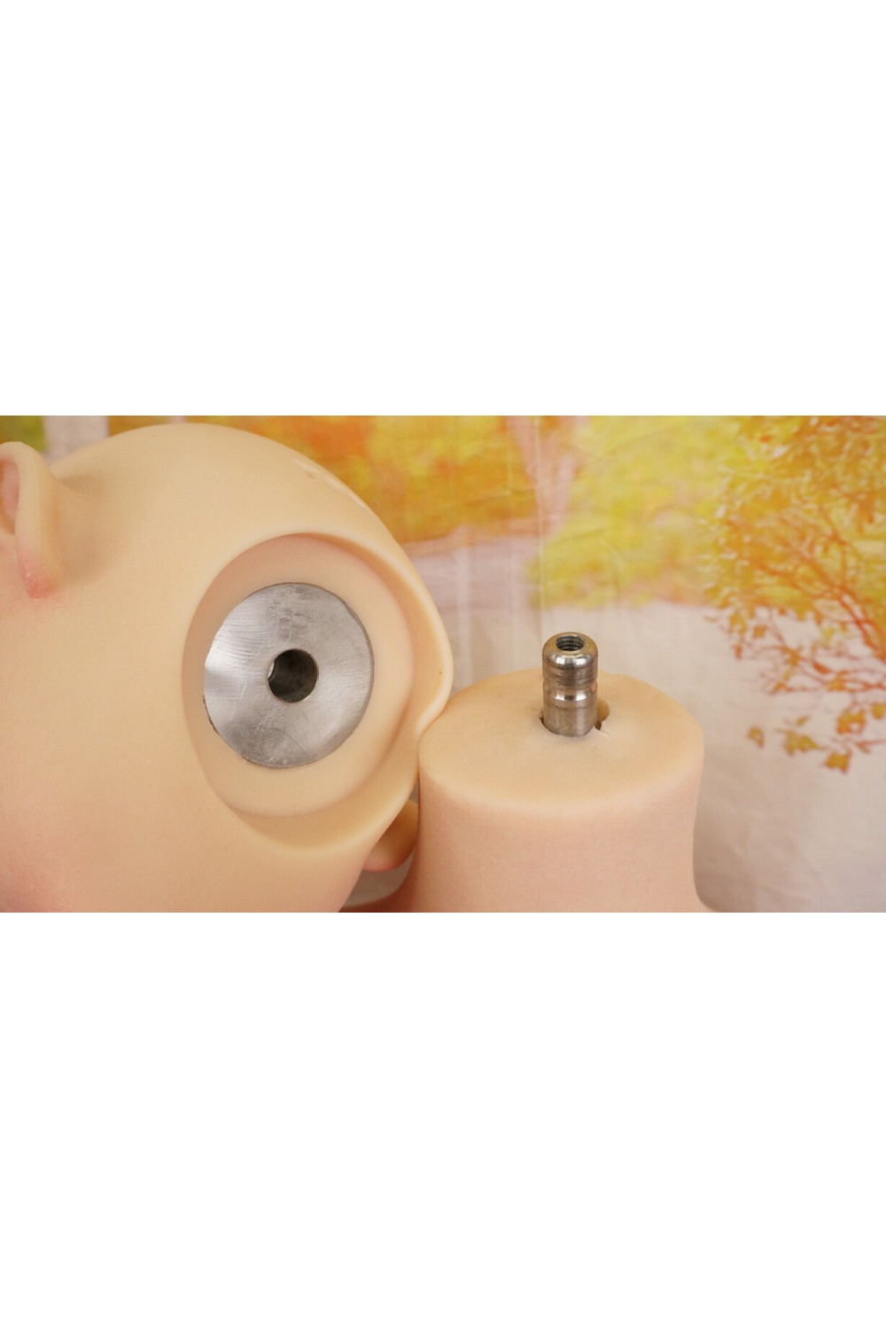 【中古】【O初心者応援パック 中古超美品ホール未使用品】Top Sino Doll #T16ヘッド お口の開閉機OP 145cm Bカップ 自立加工 ハードハンド ハードフィート(足首から足裏まで硬め)【RRSメイク版】