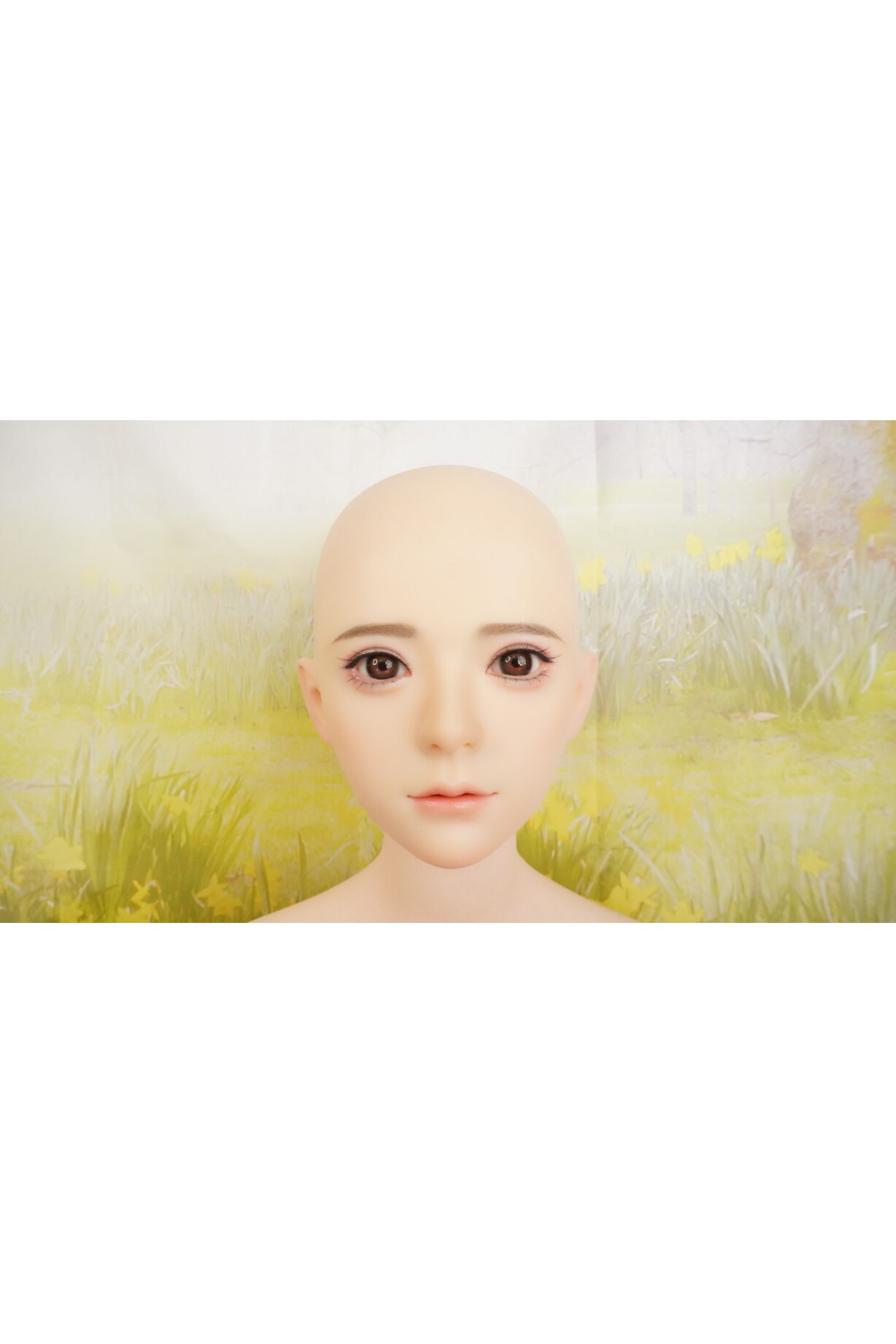 【中古】【O初心者応援パック 新古超美品ホール未使用品】蛍火日記 #琉璃（liuli） 硬めシリコンヘッド（口開閉機能あり、オーラル可能、眉毛と睫毛植毛付き） 151cm Aカップ 膣の吸弁機能: 外部ユニット式OP 【スーパーソフト版】【フルシリコン製】【オプション多数】