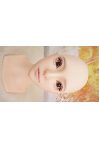 【中古】【O新古超美品 ホール未使用】蛍火日記 #莲（lian）軟性シリコンヘッド（口開閉機能あり、オーラル可能、描く眉毛と付け睫毛）単品(160〜165cm推奨)