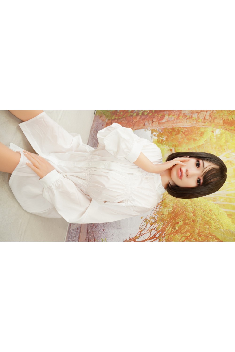 【初心者応援パック 新古超美品ホール未使用品】Only Love #6硬質シリコンヘッド 155cm Gカップ 衣装付属 ボディ超リアルメイクOP ゼリー胸 自立加工OP 睫毛や眉毛の植毛 視点移動 EVO新骨格 肌色 ナチュラル