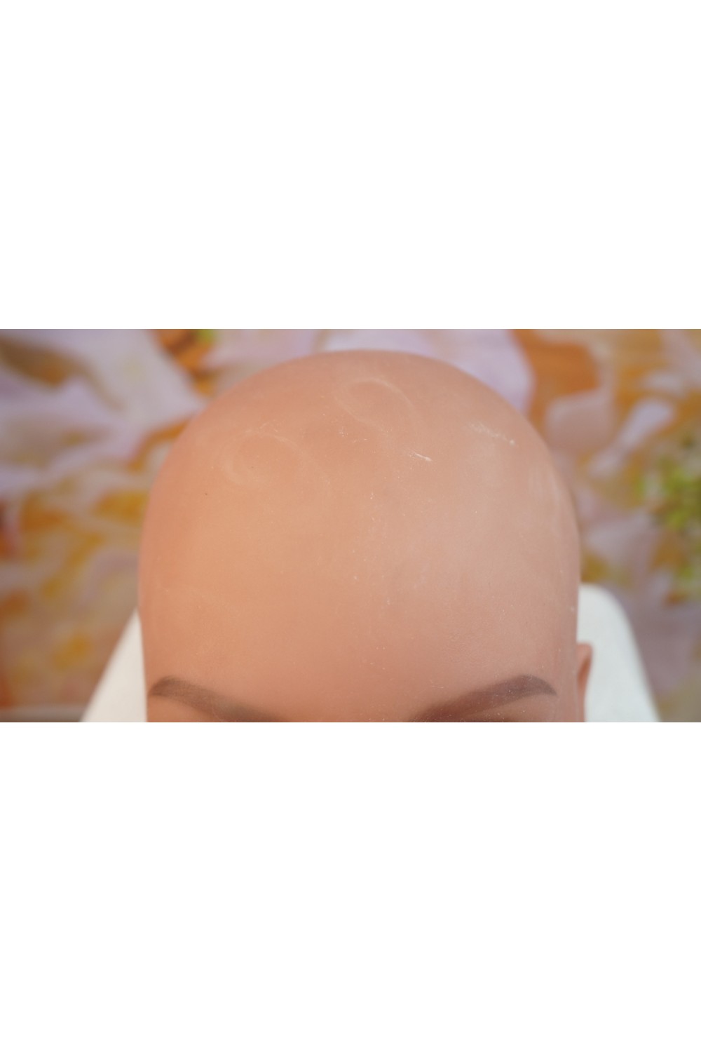 WMDOLL #233 TPEヘッド単品 M16ジョイントボルト 肌色 ダークブラウン