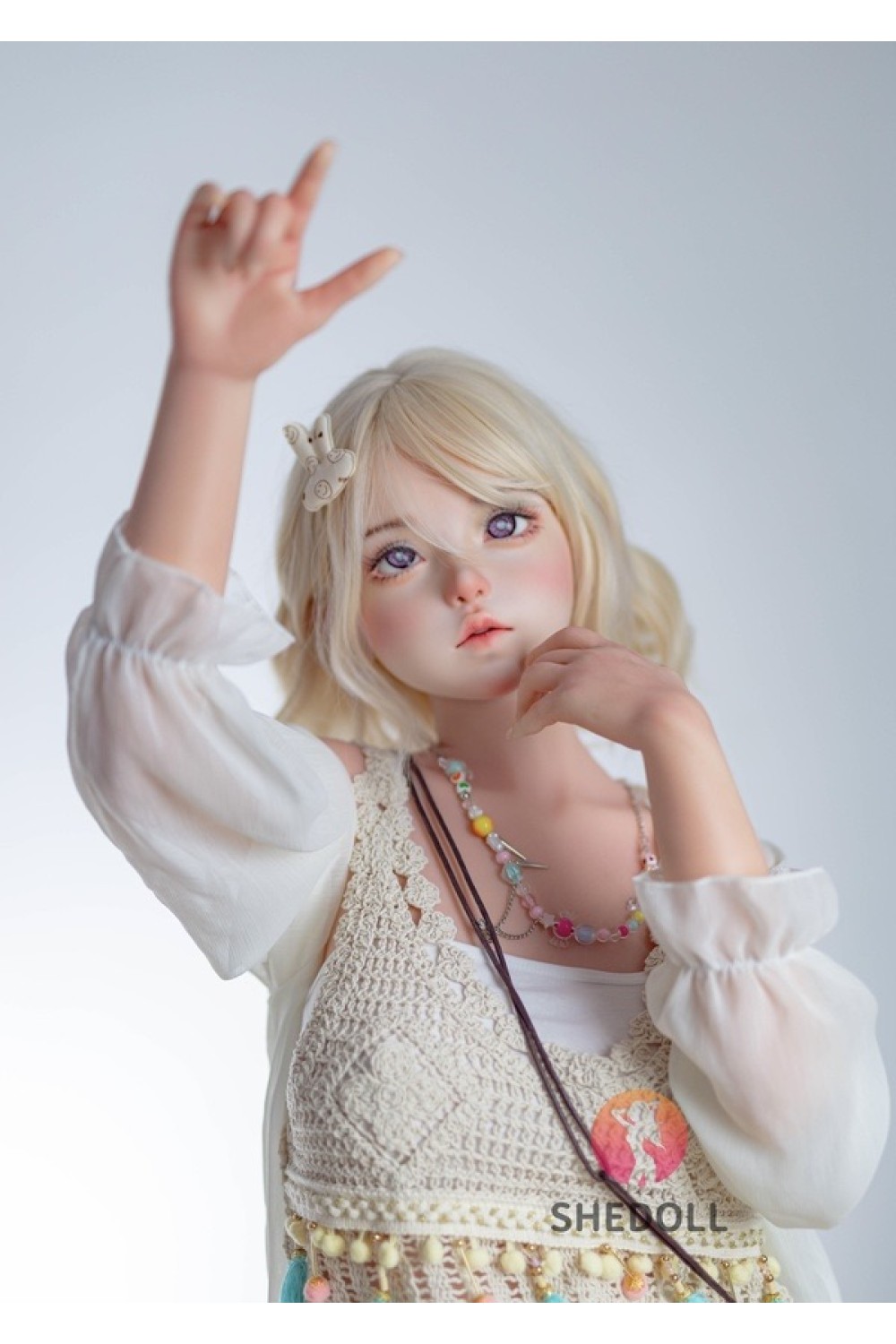 【新品】SHEDOLL 148cm Dカップ 朵朵（DuoDuo）2.0 ヘッド ラブドール ボディー材質など選択可能 カスタマイズ可能 掲載画像はフルシリコン製 SHE 0069