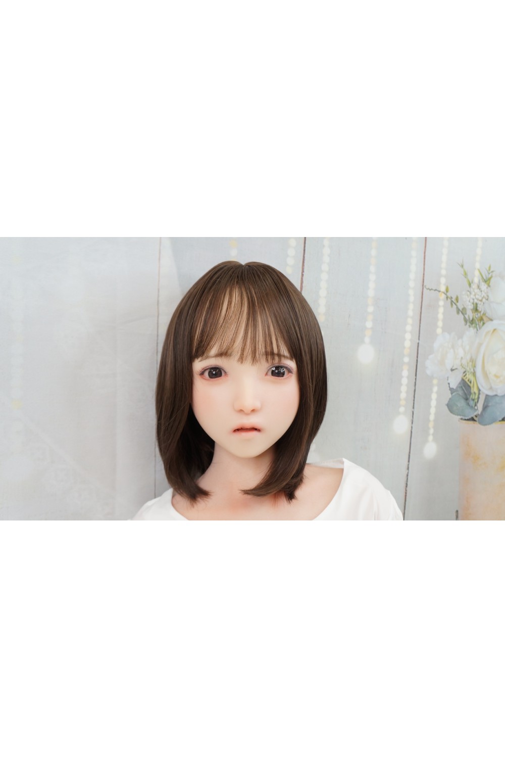 【初心者応援パック 美品】SHEDOLL #洛小乙（Luoxiaoyi）硬質シリコンヘッド 148cm Dカップ 衣装付属 ゼリー胸 眉毛と睫毛の植毛 視点移動 温度加工OP EVO新骨格 肌色 ナチュラル