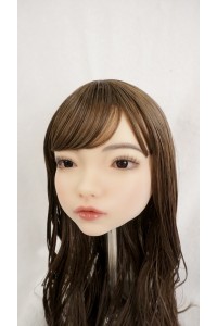 【中古】【O新古超美品 ホール未使用品】Real Girl (D工場製) #D6軟質シリコンヘッド 職人メイク 口開閉機能付き リアルな口腔構造 単品 (140〜170cm推奨)
