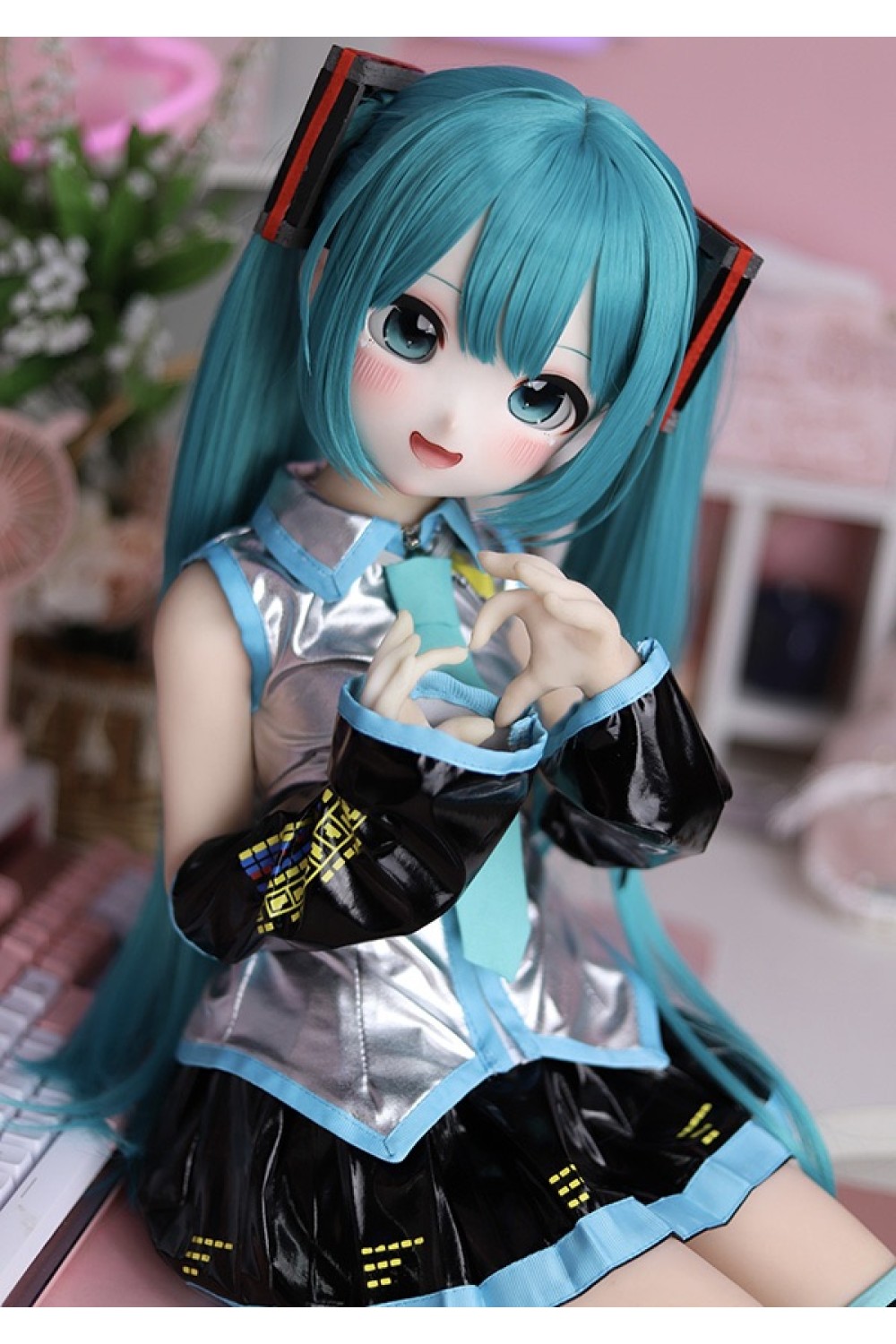 【新品】MOZU Doll 85cm Aカップ 小音ちゃん 6kg ソフトビニール製頭部 TPE製ボディ 肌色＆眼球色＆メイク＆ウィッグ＆衣装は宣材写真と同じ 小型で軽量化で収納しやい 使いやすい MOZU 0023