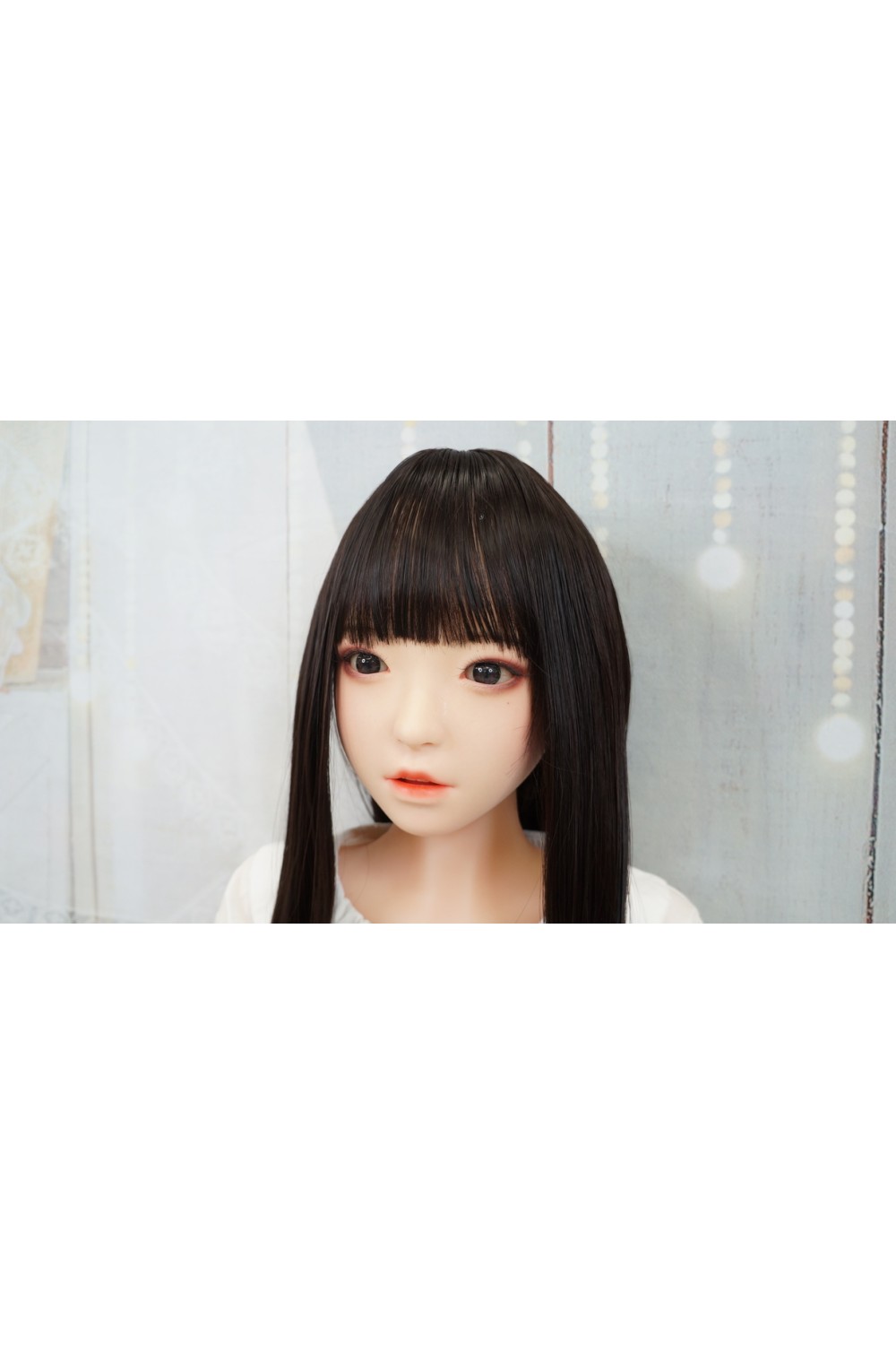 【中古】FUDOLL #8硬質シリコンヘッド136cm Acup 眉毛と睫毛の植毛 視点移動 EVO新骨格 肌色 ナチュラル