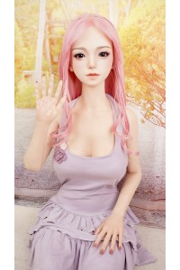 【O初心者応援パック 国内検品済 新品未使用即納品】 YSRDOLL #K-Y32シリコンヘッド お口の開閉機能付き 髪の毛の植毛 148cm Eカップ リアルメイク付き 【フルシリコン製】