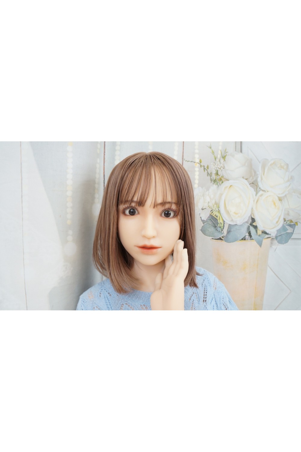【中古】Sanhui Doll #22ヘッド 158cm Fカップ 各所柔らか仕上げOP お口の開閉OP 自立加工OP 視点移動 新骨格OP 肌色 ナチュラル