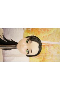 【中古】【O新古超美品】DollHouse168 色気美人 #Mary 髪の毛の植毛OP シリコンヘッド単品(90〜95cm推奨)(黒髪)