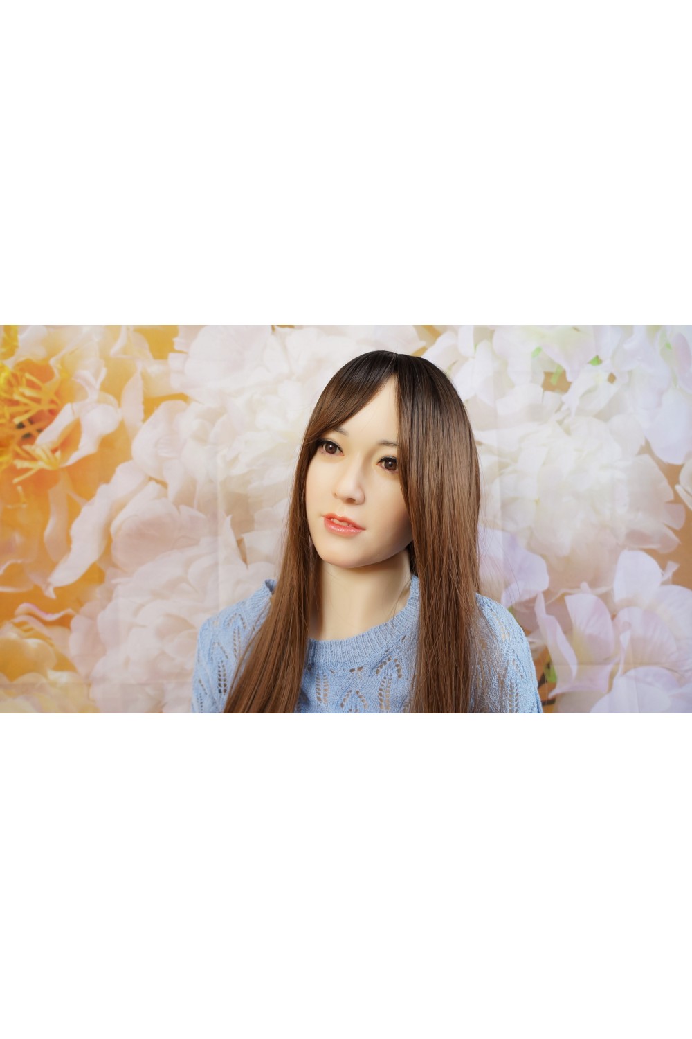 WM Dolls #1シリコンヘッド 164cm Dカップ 中空胸 植毛仕様 視線移動 自立加工 肌色 ナチュラル