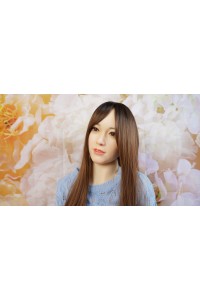 WM Dolls #1シリコンヘッド 164cm Dカップ 中空胸 植毛仕様 視線移動 自立加工 肌色 ナチュラル