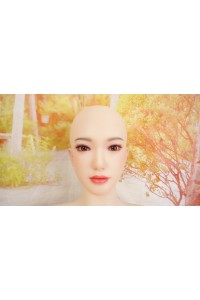 【中古】【初心者応援パック 中古美品】Sino Doll #35ヘッド 蝋人形メイクOP 75cm Jカップ 腕無し 専門ソフト（Soft-pro） シリコントルソー