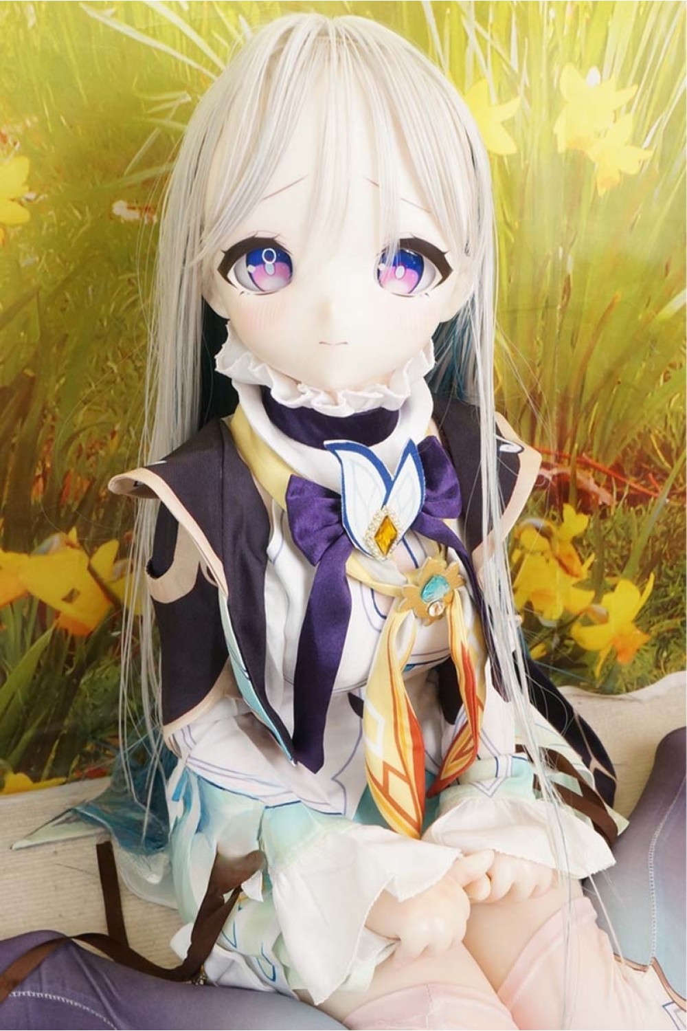 【O初心者応援パック 新品未使用即納品】MOZU DOLL #萤儿（Firefly） ソフトビニール製ヘッド85cm バスト大 純正収納箱&純正スタンド付属