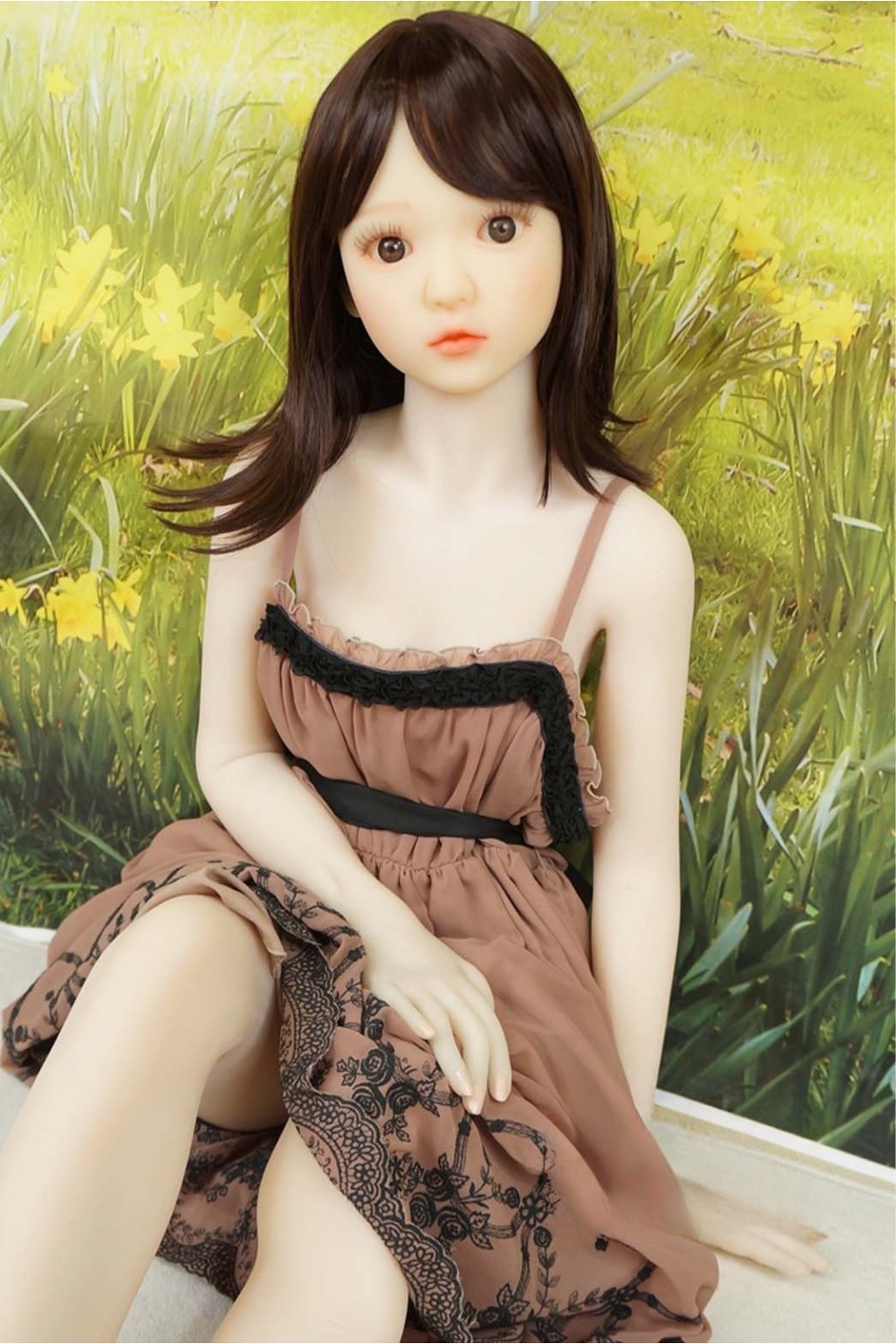 【中古】Momodoll #029 麻里花ヘッド 138cm Aカップ 自立加工OP EVO骨格 肌色 ホワイト