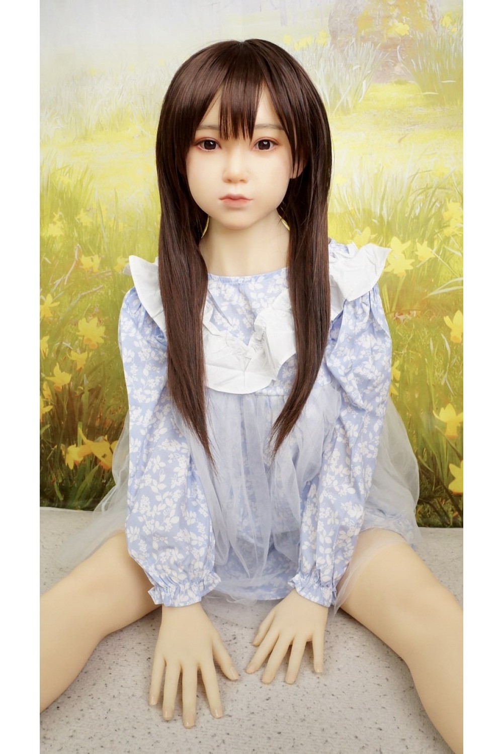 【中古】【初心者応援パック 中古超美品】Sanmudoll #S37硬めシリコンヘッド 髪の毛の植毛OP 145cm Bカップ 【オプション多数】