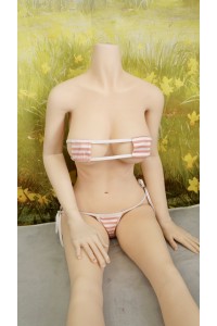 【中古】【中古美品】シリコンドール158cm Eカップ ゼリー胸 指関節あり 自立加工 ハードフィート (足首から足裏まで硬め) シリコンボディ単品