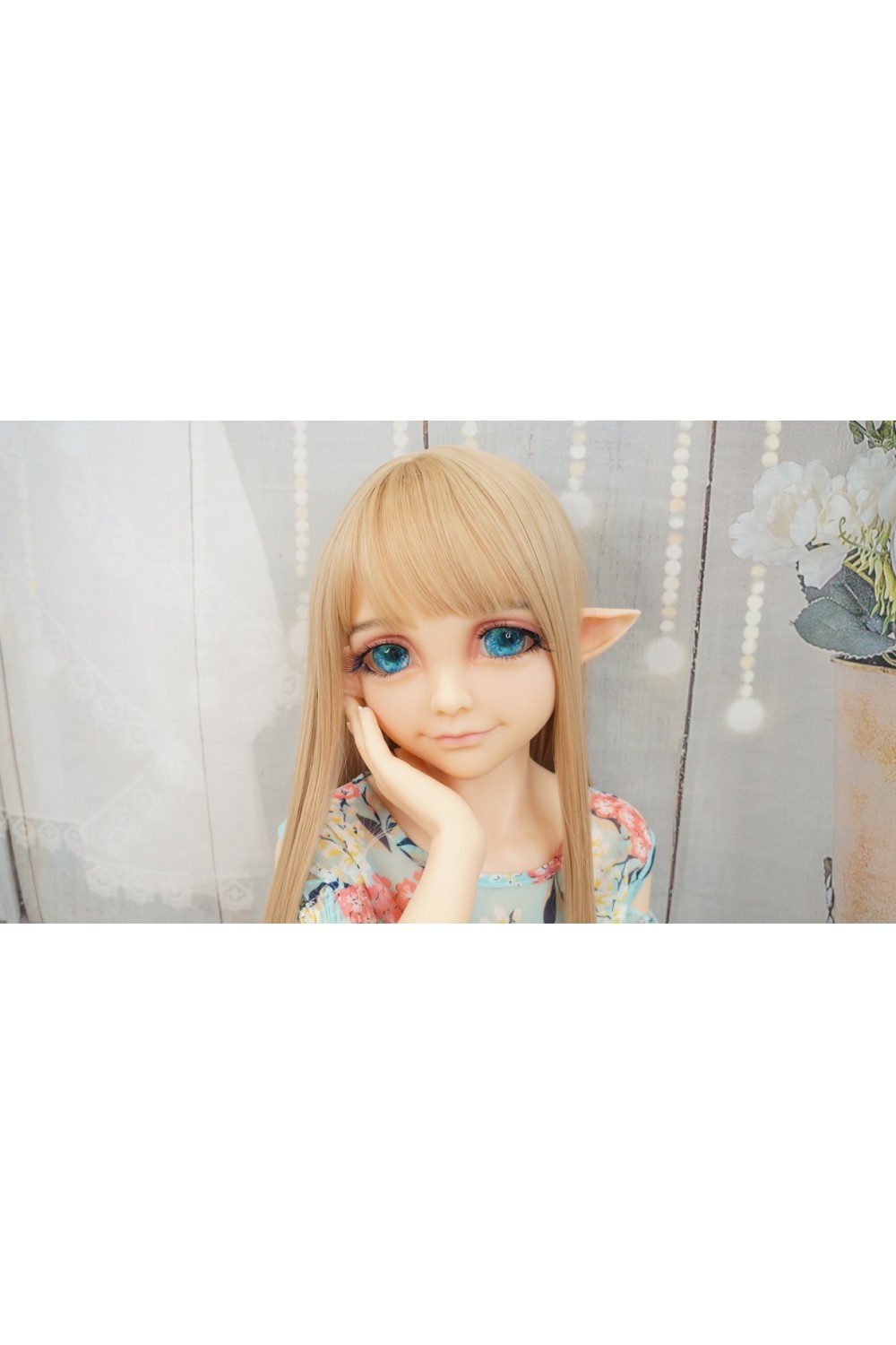 【初心者応援パック 超美品】EXDOLL(アルテトキオ) #Rize（リゼ）ヘッド 132㎝ 衣装付属 ヘッドA級メイクOP 指ワイヤー加工OP ネイル（付け爪)OP 肌色 クリーム