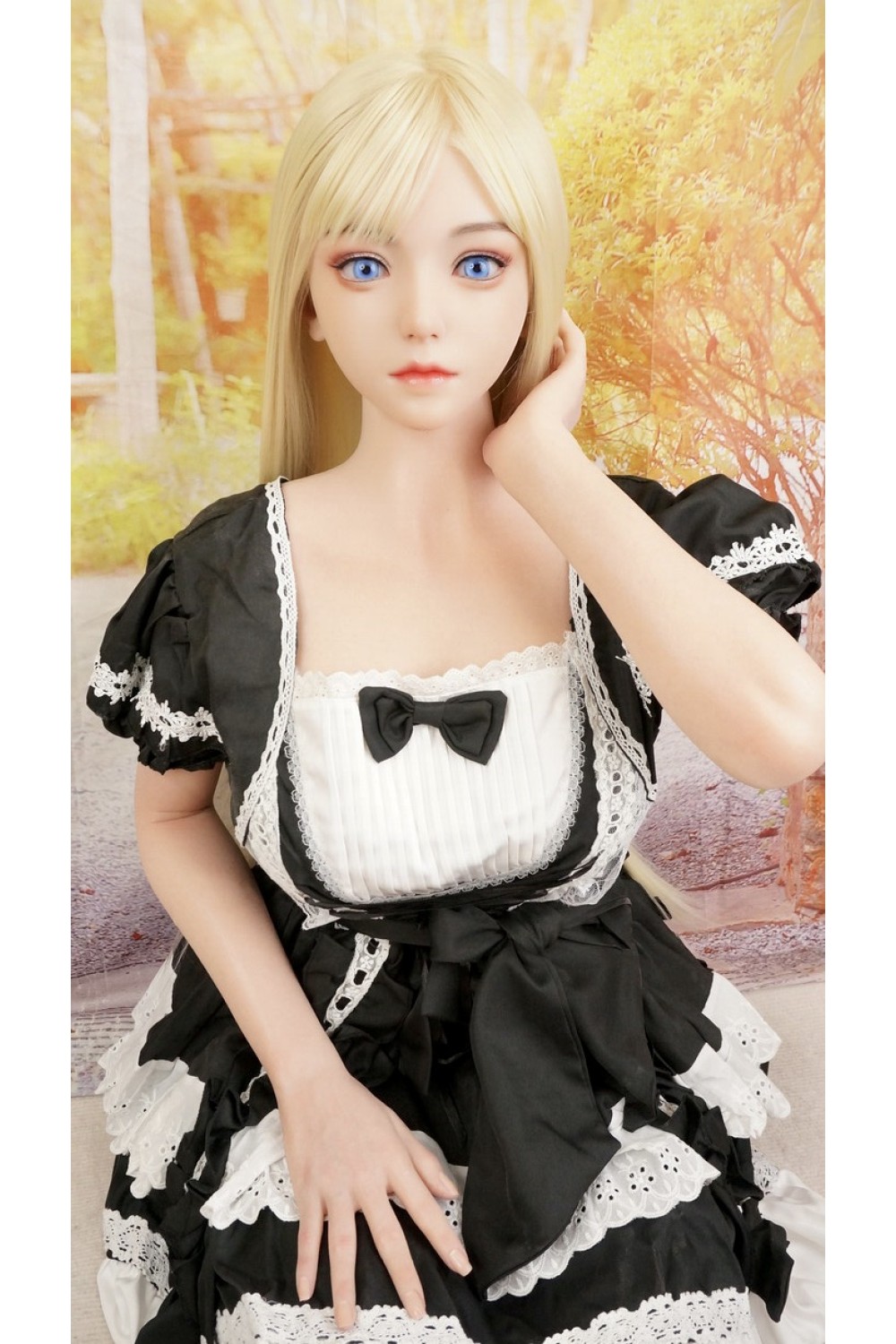 【中古】【初心者応援パック 新古超美品】Bezlya Doll #風鈴シリコンヘッド 職人メイク 髪の毛の植毛OP 155cm Fカップ 2.2CFシリーズ ボディのリアルメイク 軽量化ボディ 【フルシリコン製】【オプション多数】